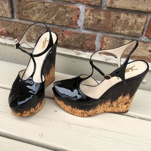 Yves Saint Laurent Ombré Wedges